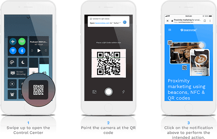 How to scan a QR Code on iOS 11