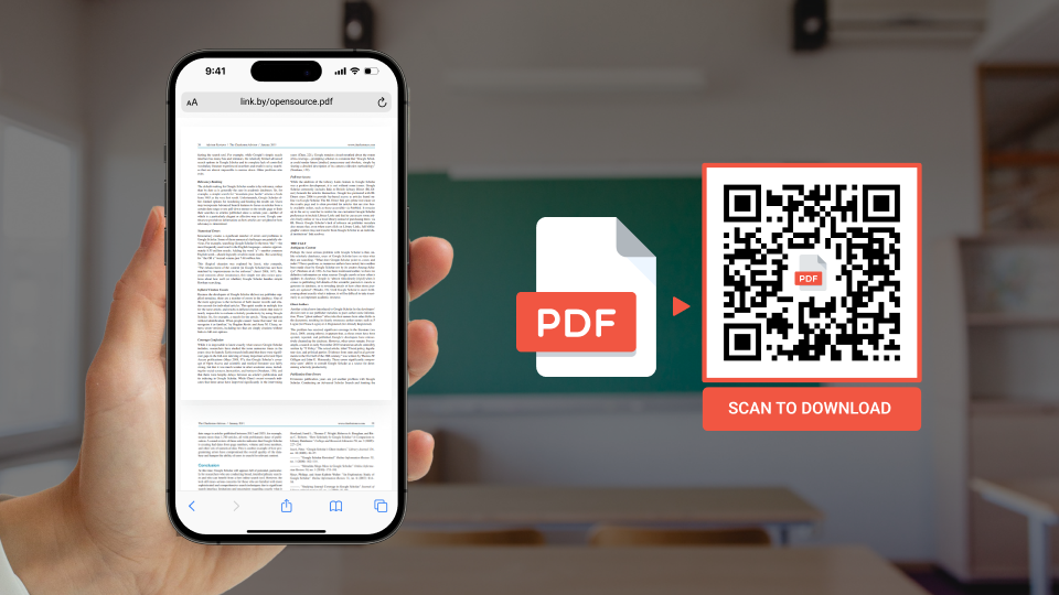 Education PDF QR Code