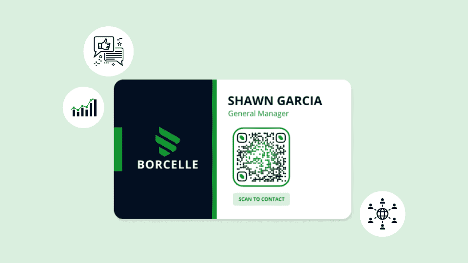 A QR Code business card is the most convenient way to share your or your company’s contact information