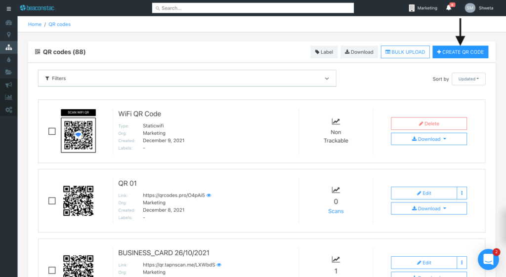 Create a QR Code Create a QR Code