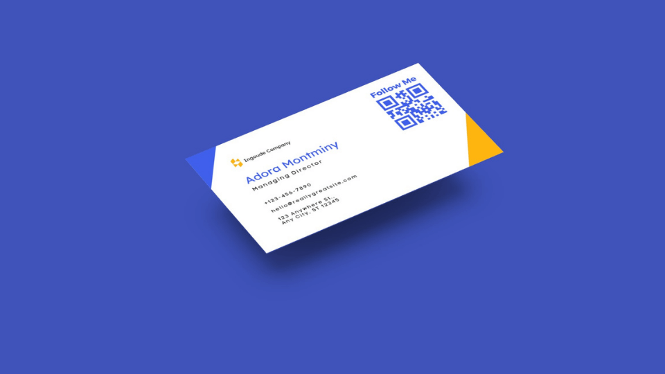 Include social media QR Codes on business cards Include social media QR Codes on business cards
