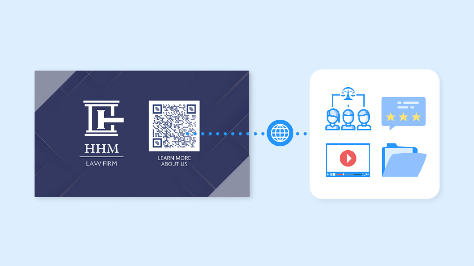 Directly guide clients to your official website and customer testimonials via digital business cards Directly guide clients to your official website and customer testimonials via digital business cards