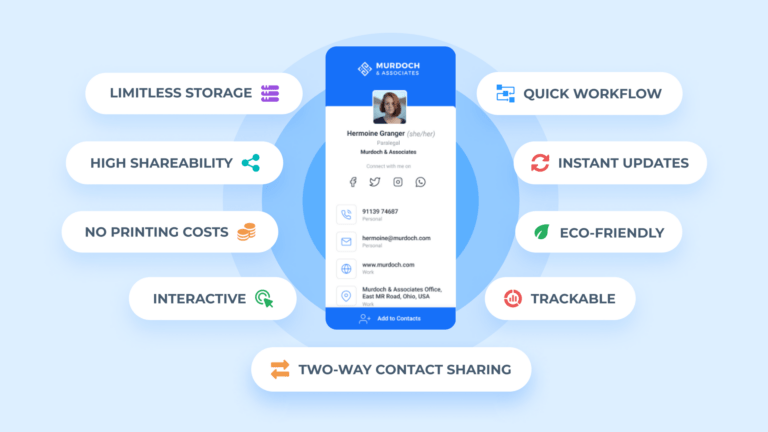 Here are the top 9 digital business card benefits