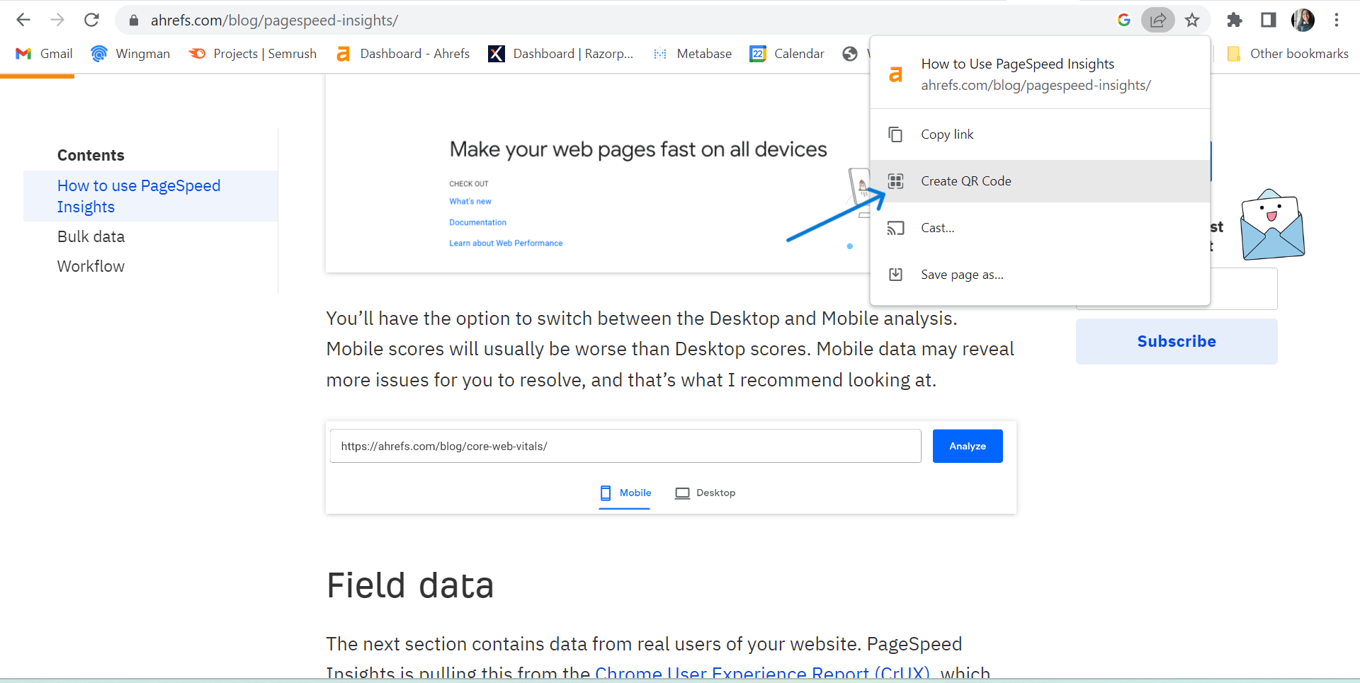 How to Create a QR Code on Google Chrome