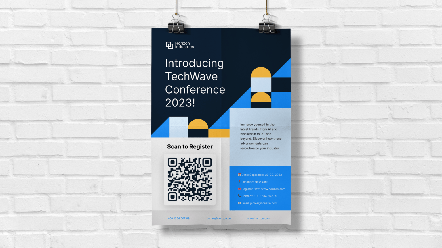 How To Create a QR Code Poster in 5 Steps (With Free Templates)