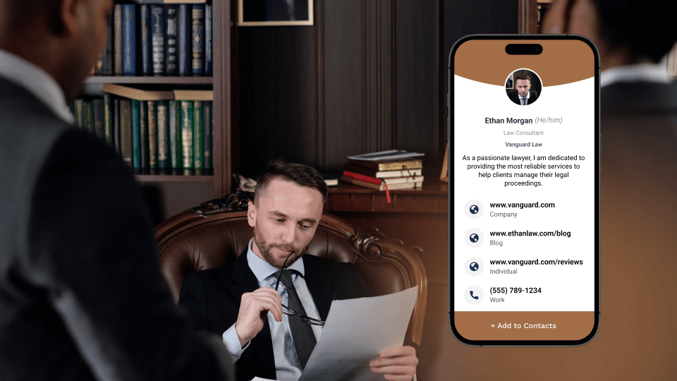 How To Make Standout Digital Business Cards for Lawyers [+Benefits & Best Practices]