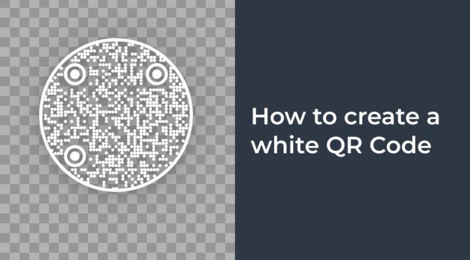 How to create a white QR Code