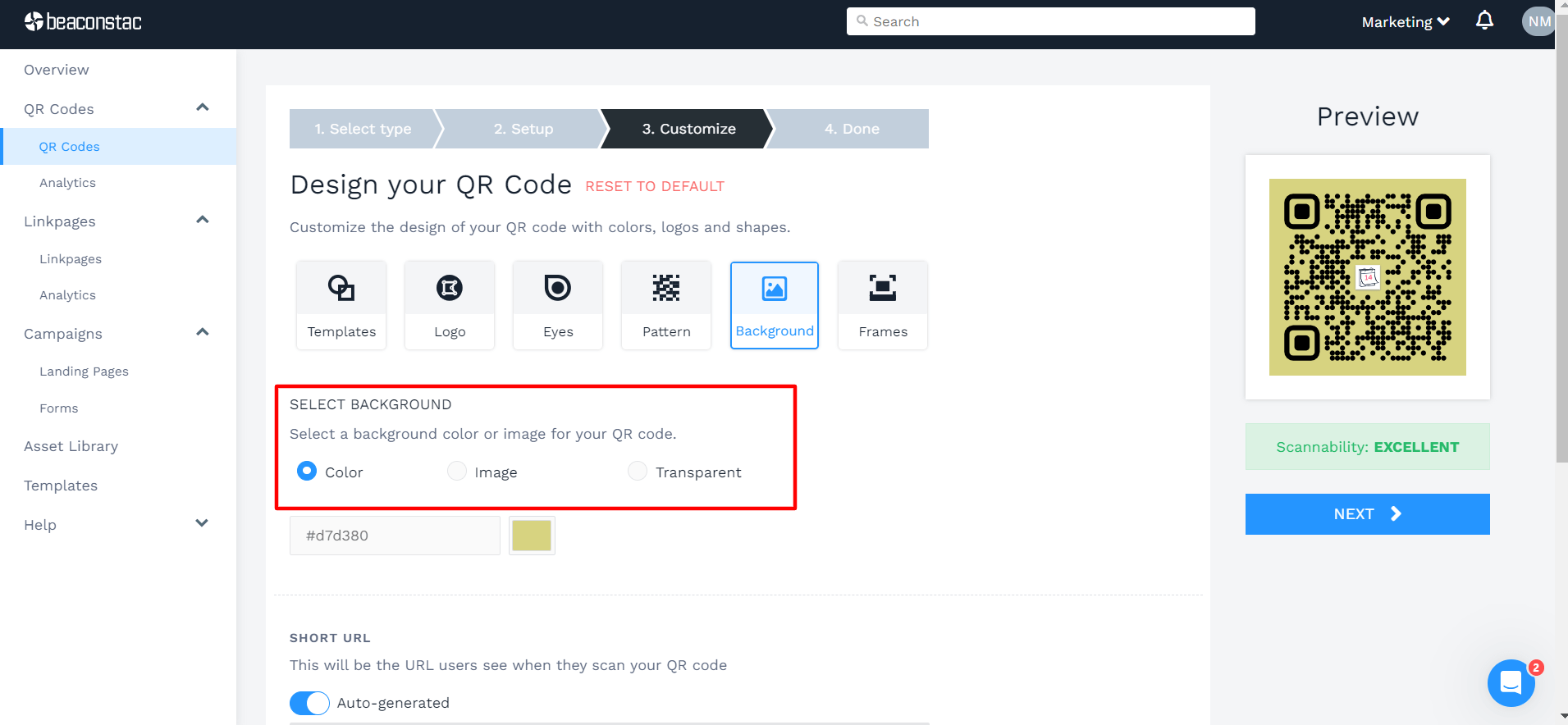 How To Create a QR Code with a Colored Background