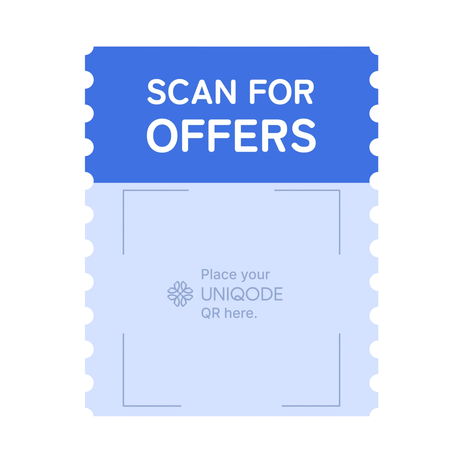 Holiday sale QR Code poster