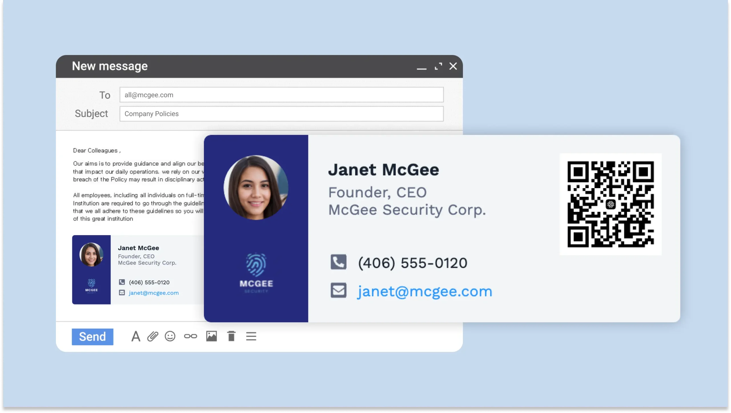 Email signature for CEOs