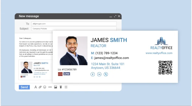 Email signature for realtors