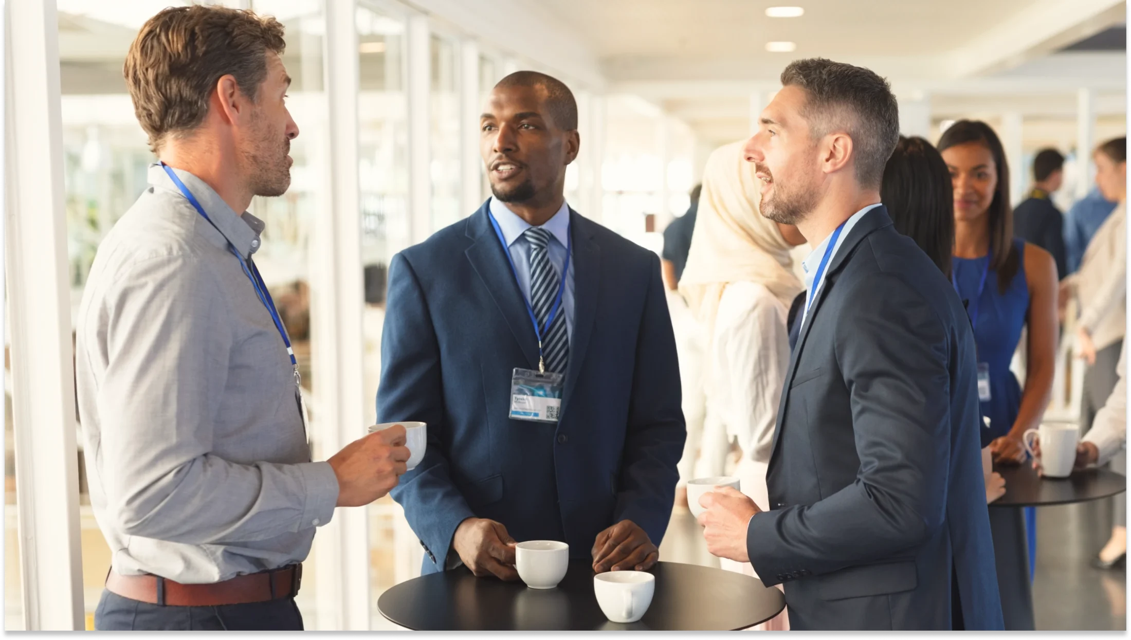 Professional networking to collect leads