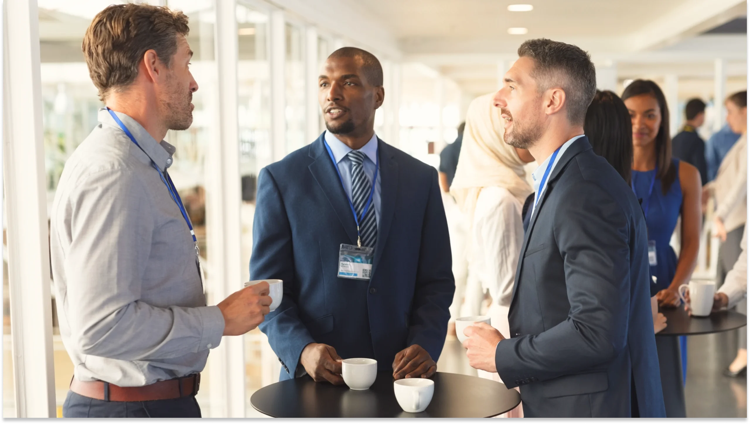 Professional networking to collect leads