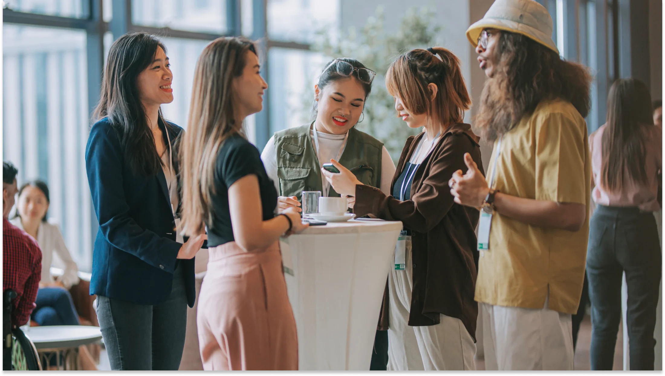 Customize your digital business card for events